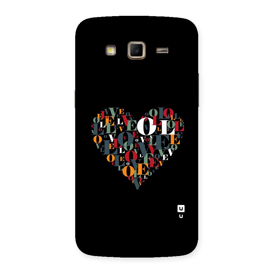 Love Abstract Heart Art Back Case for Galaxy Grand 2