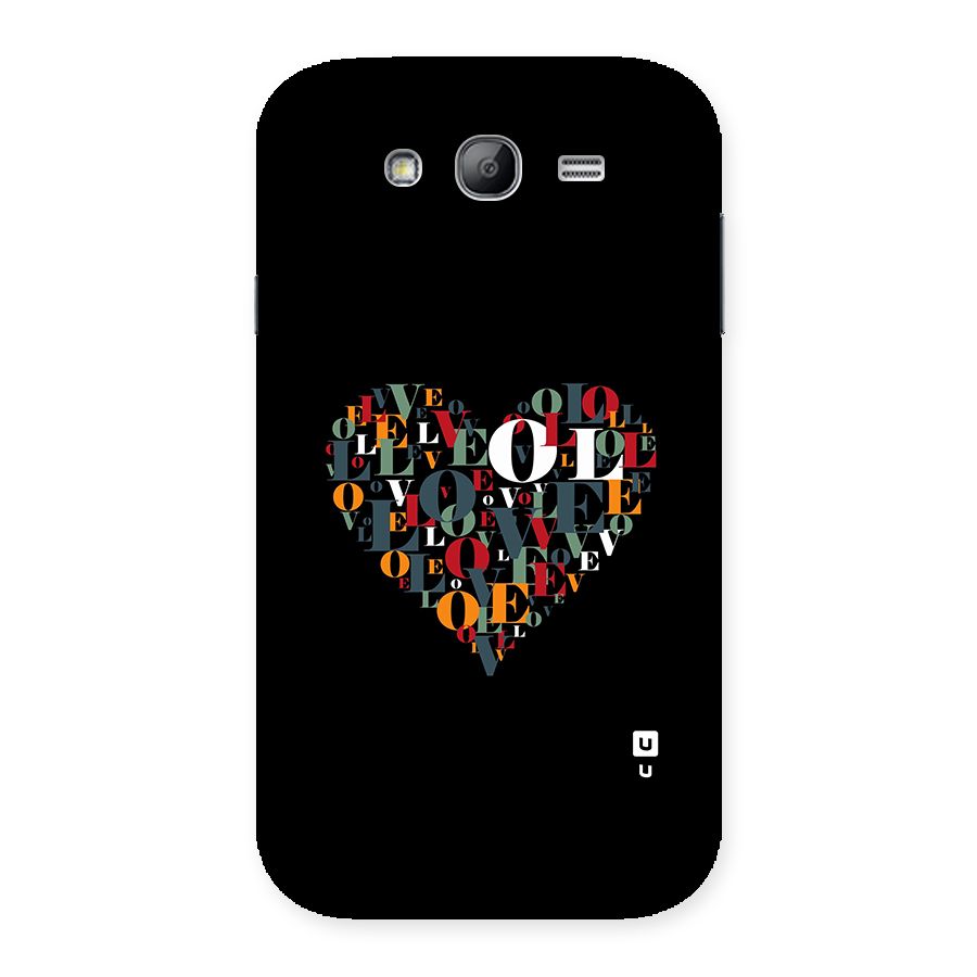 Love Abstract Heart Art Back Case for Galaxy Grand Neo Plus