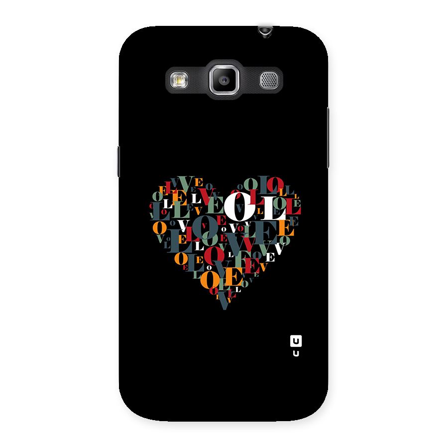 Love Abstract Heart Art Back Case for Galaxy Grand Quattro