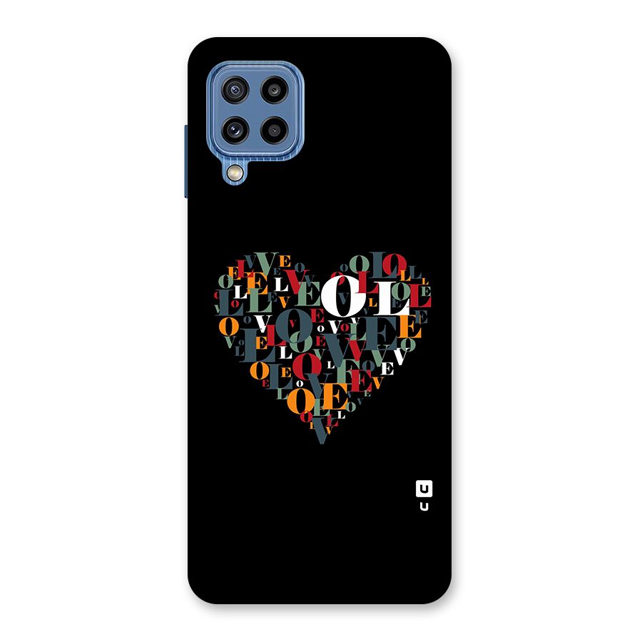 Love Abstract Heart Art Back Case for Galaxy M32