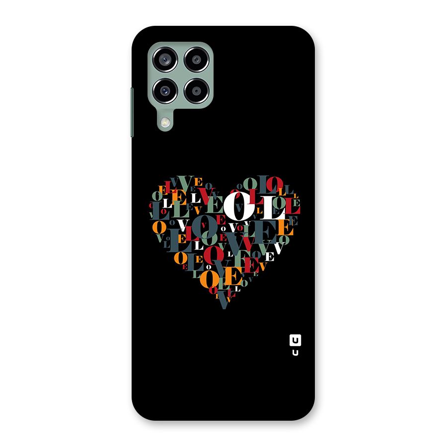 Love Abstract Heart Art Back Case for Galaxy M33