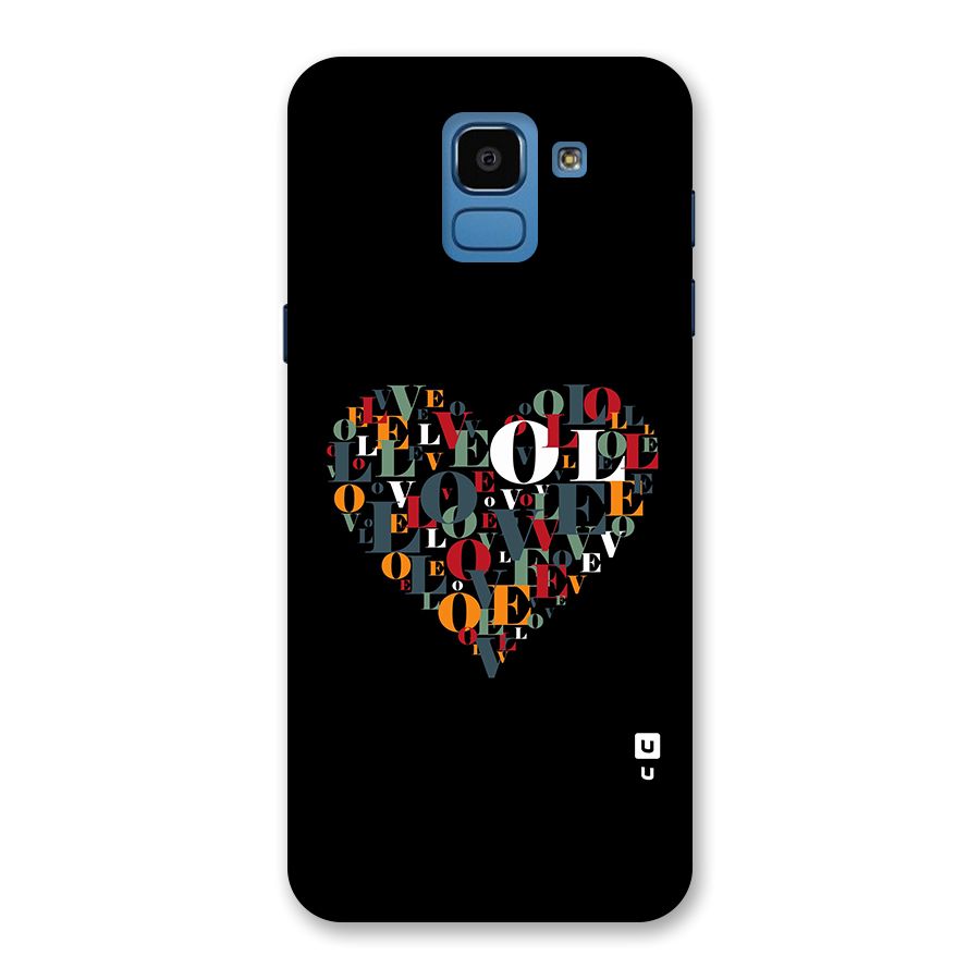 Love Abstract Heart Art Back Case for Galaxy On6