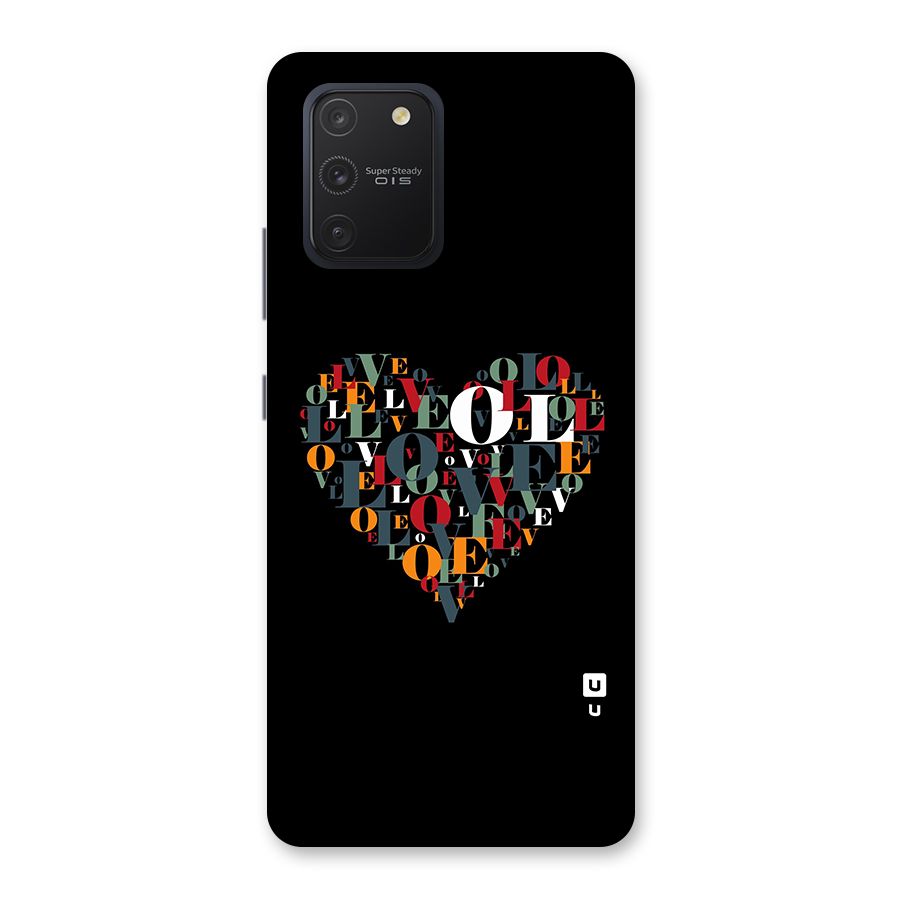 Love Abstract Heart Art Back Case for Galaxy S10 Lite