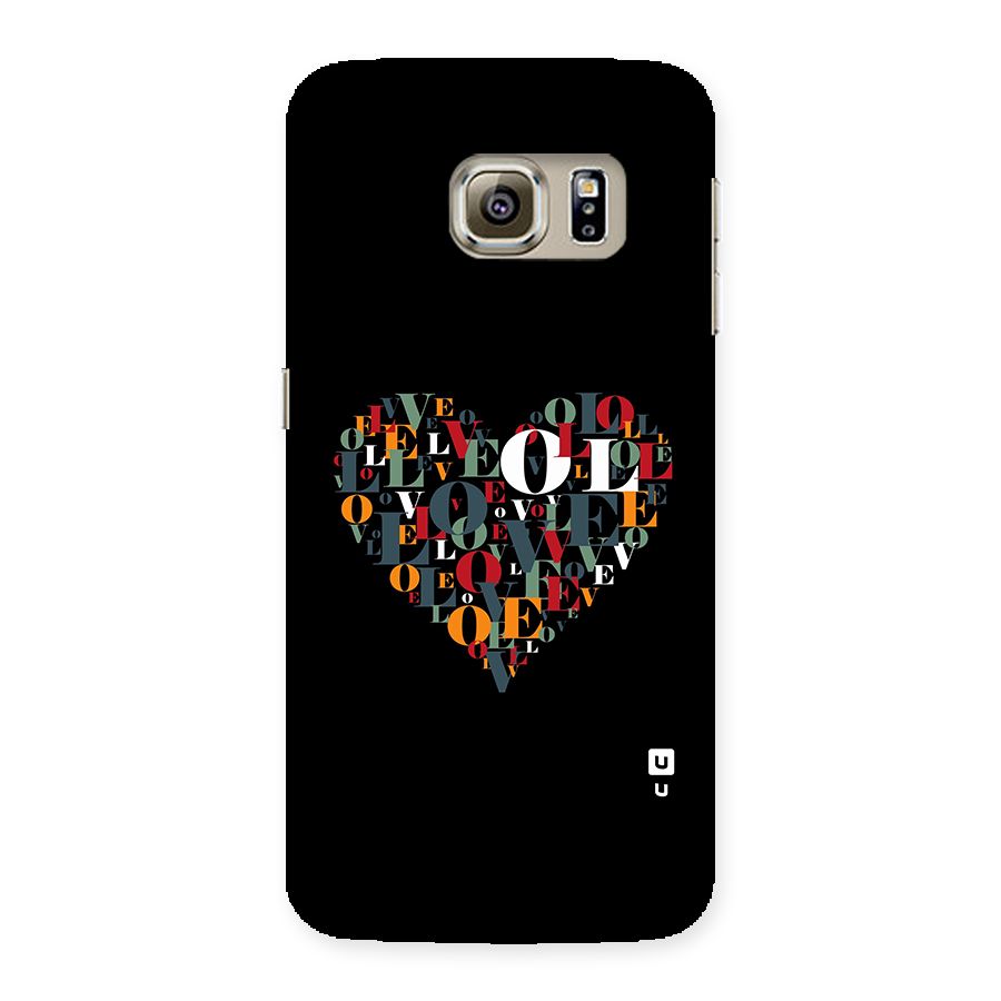 Love Abstract Heart Art Back Case for Galaxy S6 edge