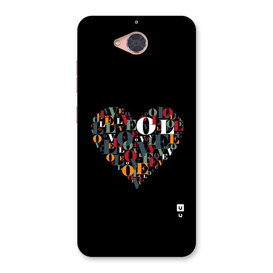 Love Abstract Heart Art Back Case for Gionee S6 Pro