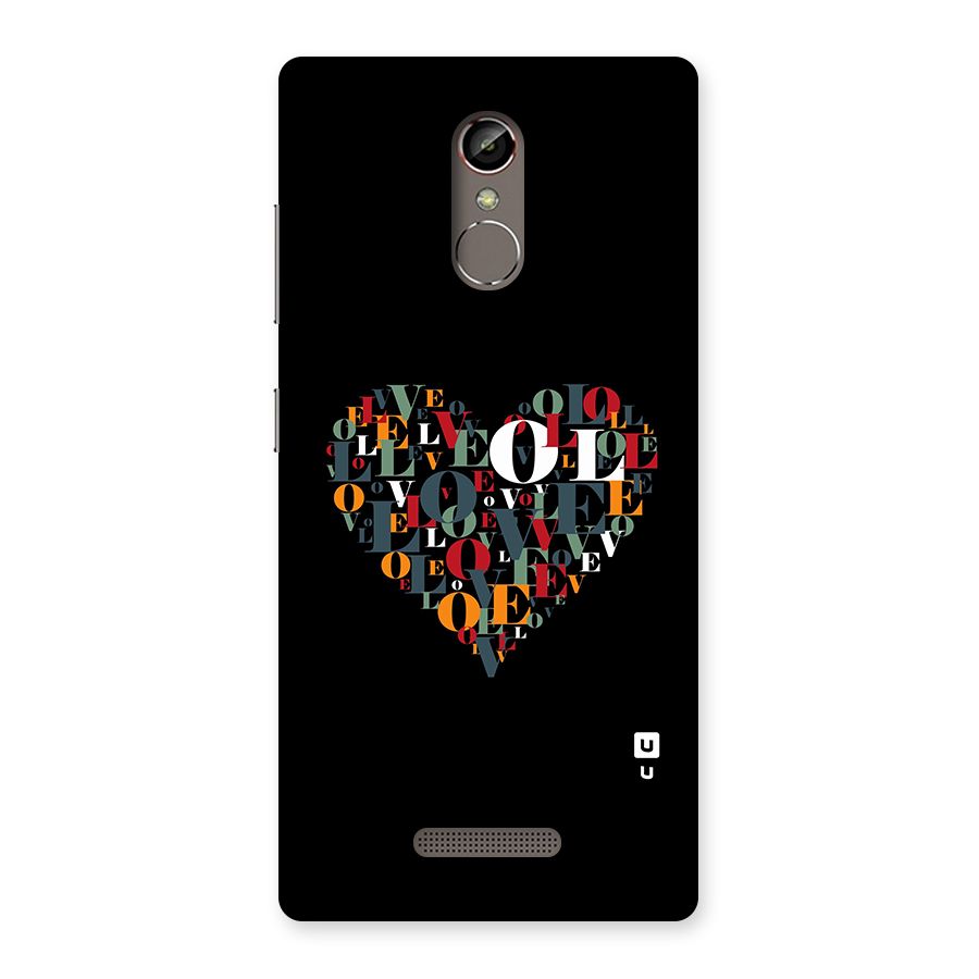 Love Abstract Heart Art Back Case for Gionee S6s