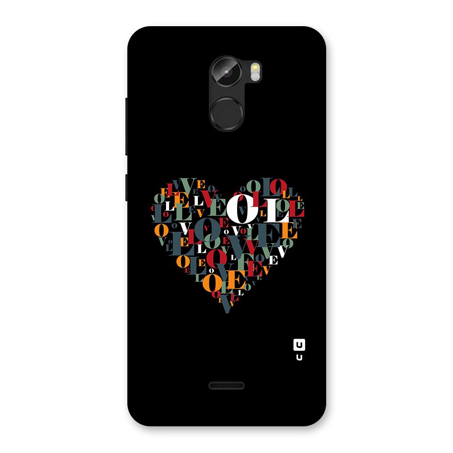 Love Abstract Heart Art Back Case for Gionee X1