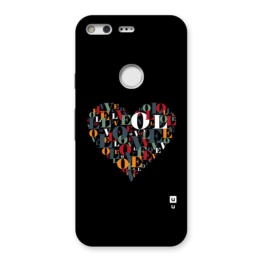 Love Abstract Heart Art Back Case for Google Pixel
