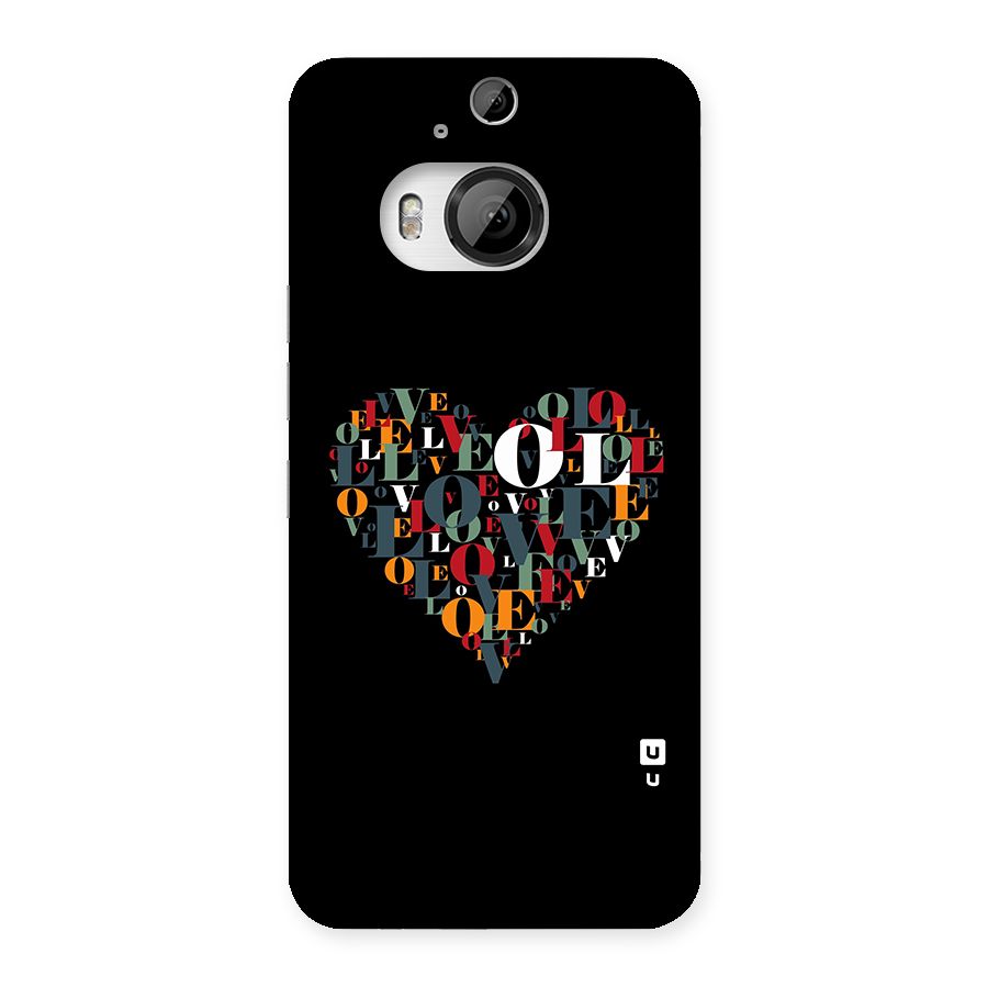 Love Abstract Heart Art Back Case for HTC One M9 Plus