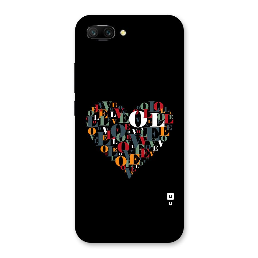 Love Abstract Heart Art Back Case for Honor 10