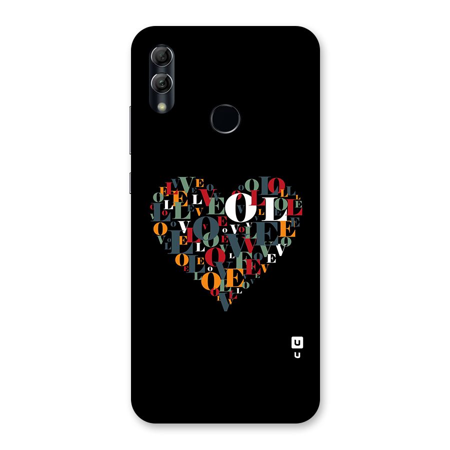 Love Abstract Heart Art Back Case for Honor 10 Lite