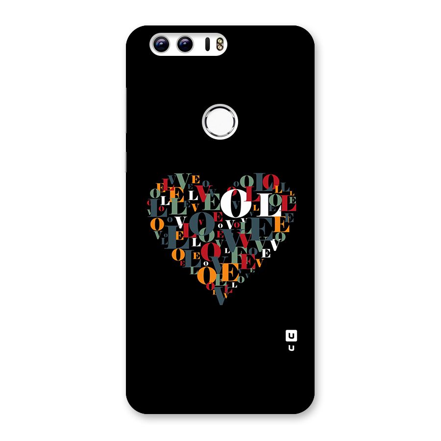 Love Abstract Heart Art Back Case for Honor 8