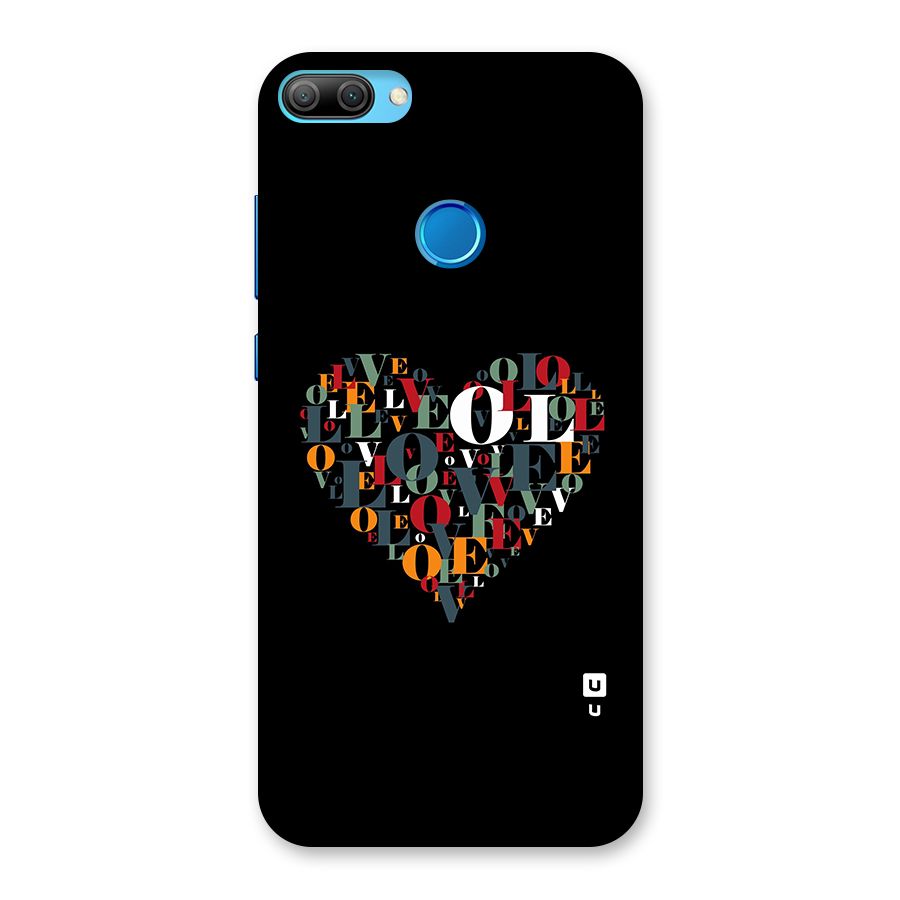 Love Abstract Heart Art Back Case for Honor 9N