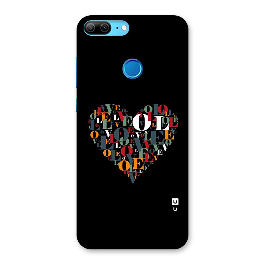 Love Abstract Heart Art Back Case for Honor 9 Lite