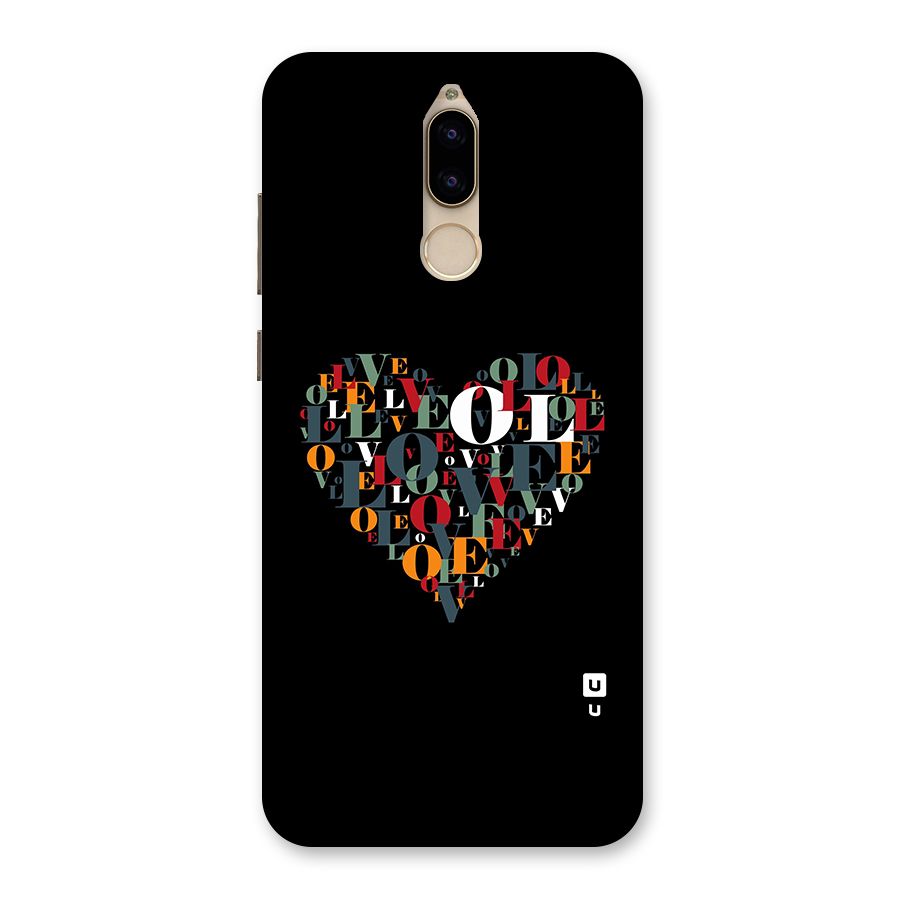 Love Abstract Heart Art Back Case for Honor 9i
