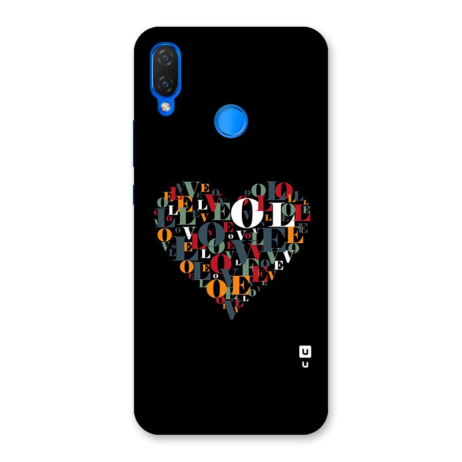 Love Abstract Heart Art Back Case for Huawei P Smart+