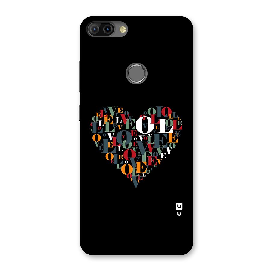 Love Abstract Heart Art Back Case for Infinix Hot 6 Pro