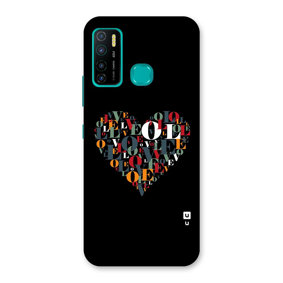 Love Abstract Heart Art Back Case for Infinix Hot 9 Pro