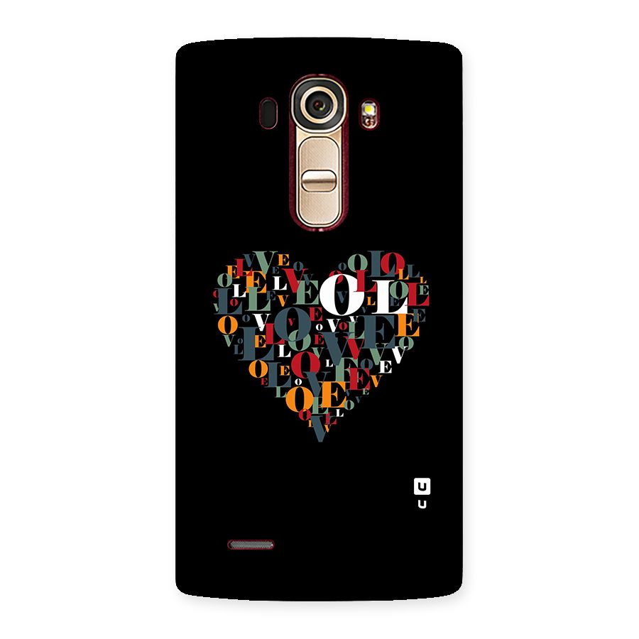 Love Abstract Heart Art Back Case for LG G4