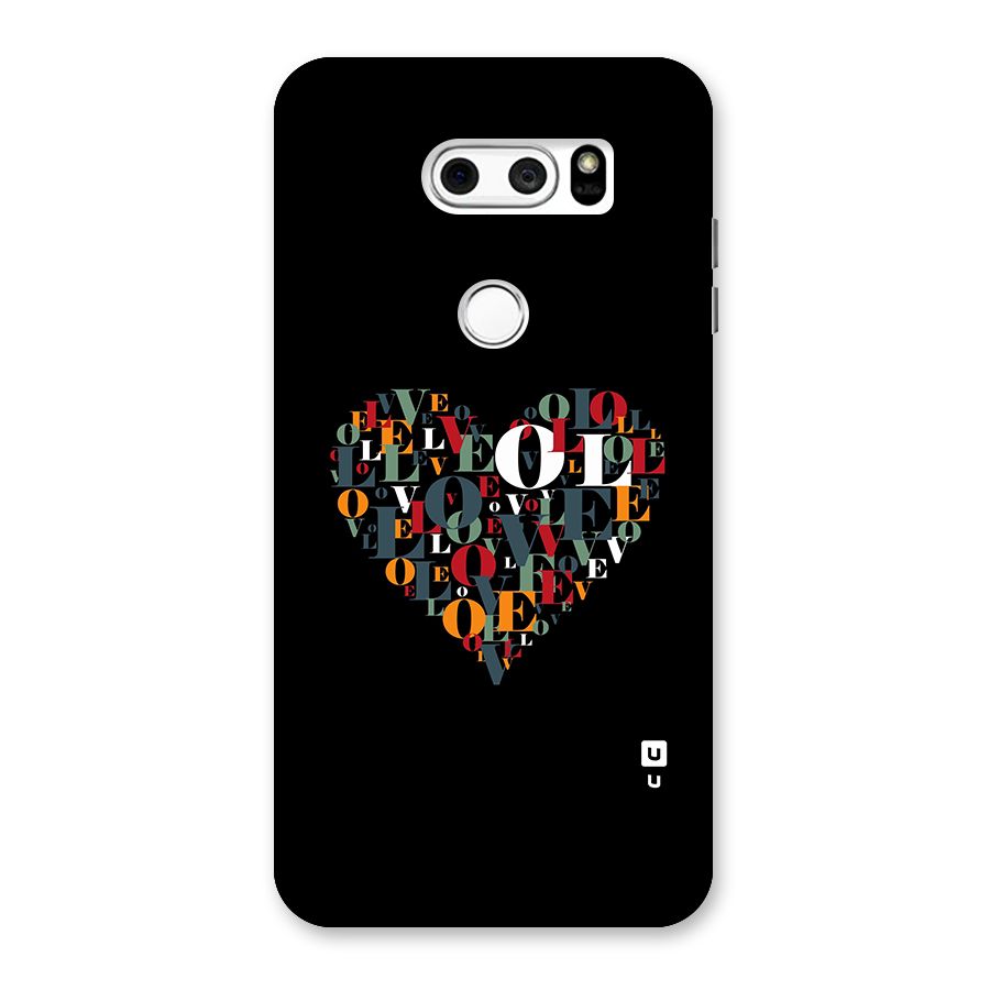 Love Abstract Heart Art Back Case for LG V30