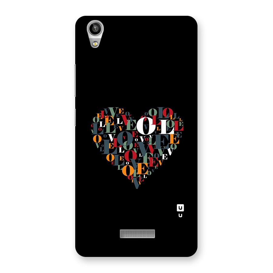 Love Abstract Heart Art Back Case for Lava Pixel V1