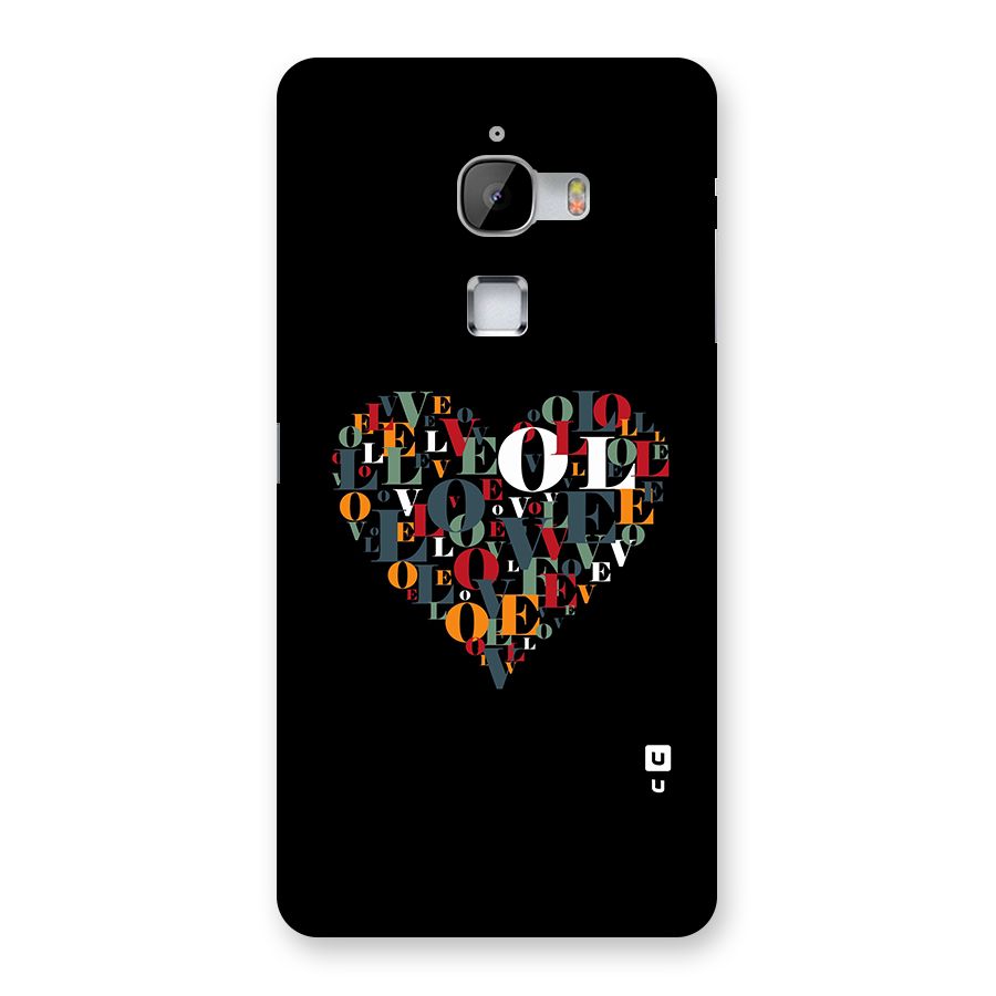 Love Abstract Heart Art Back Case for LeTV Le Max