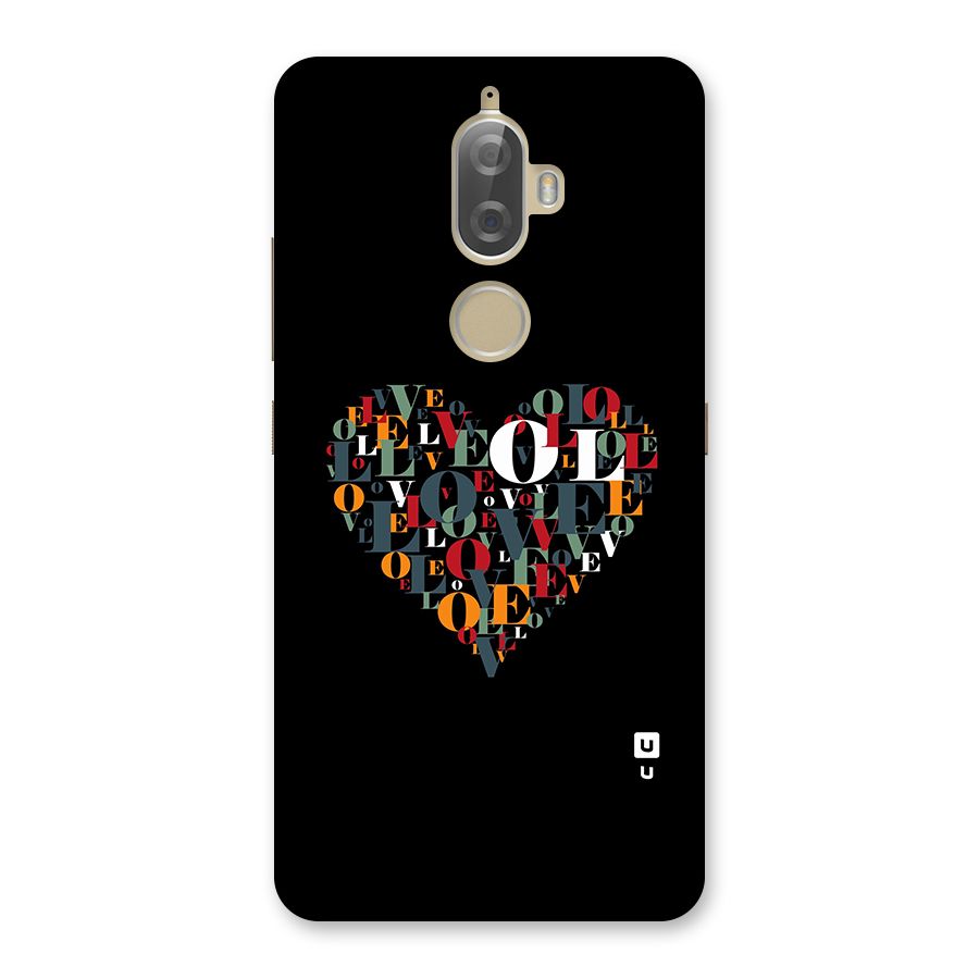 Love Abstract Heart Art Back Case for Lenovo K8 Plus