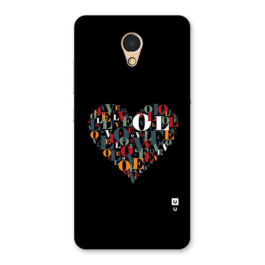 Love Abstract Heart Art Back Case for Lenovo P2