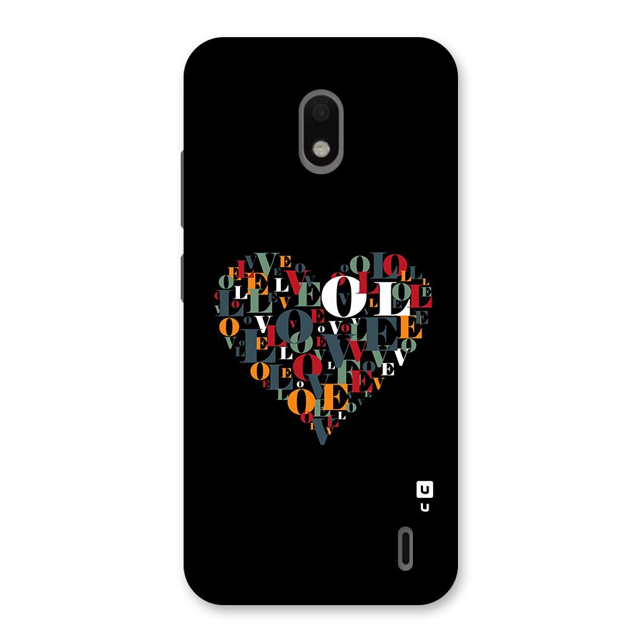 Love Abstract Heart Art Back Case for Nokia 2.2