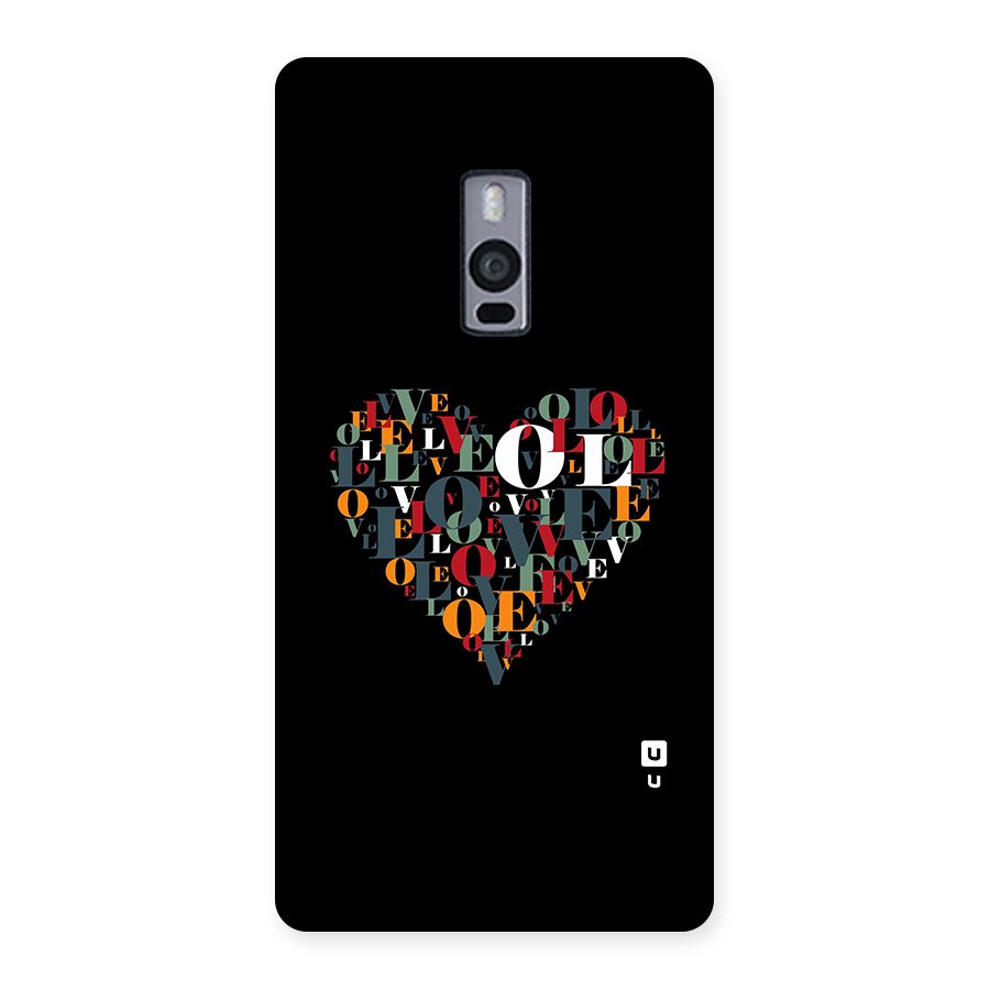 Love Abstract Heart Art Back Case for OnePlus 2