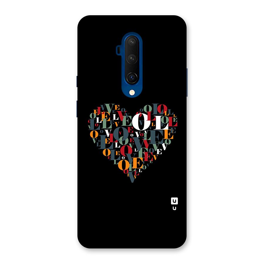 Love Abstract Heart Art Back Case for OnePlus 7T Pro