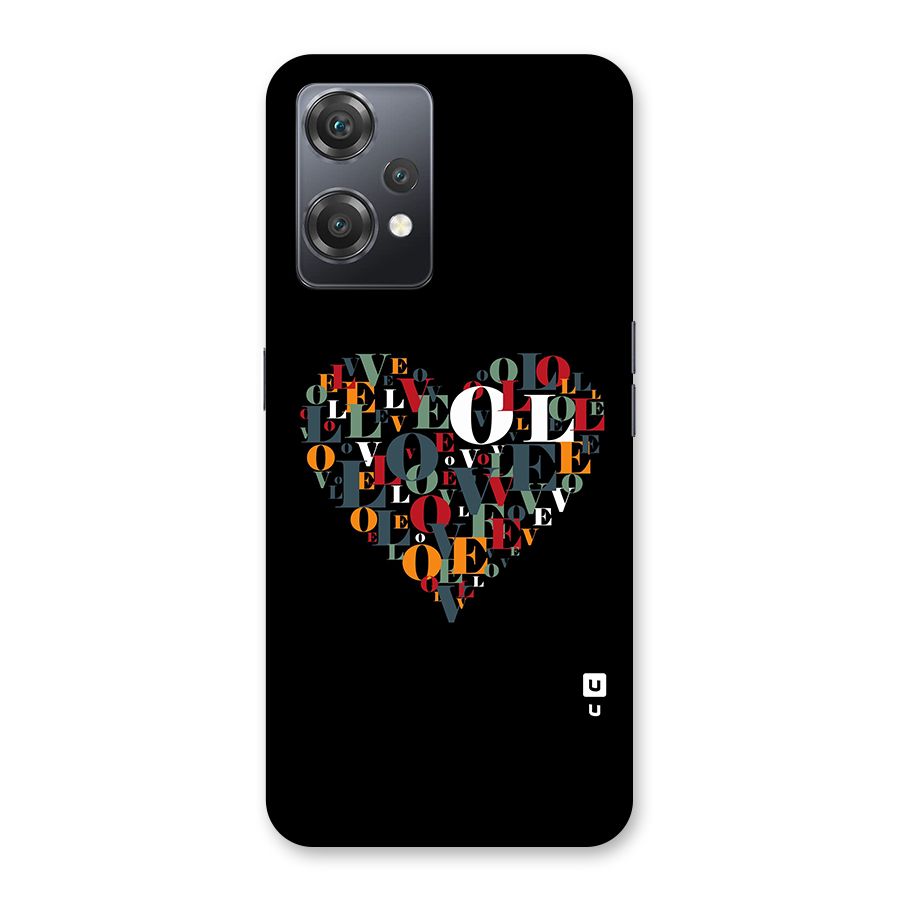 Love Abstract Heart Art Back Case for OnePlus Nord CE 2 Lite 5G