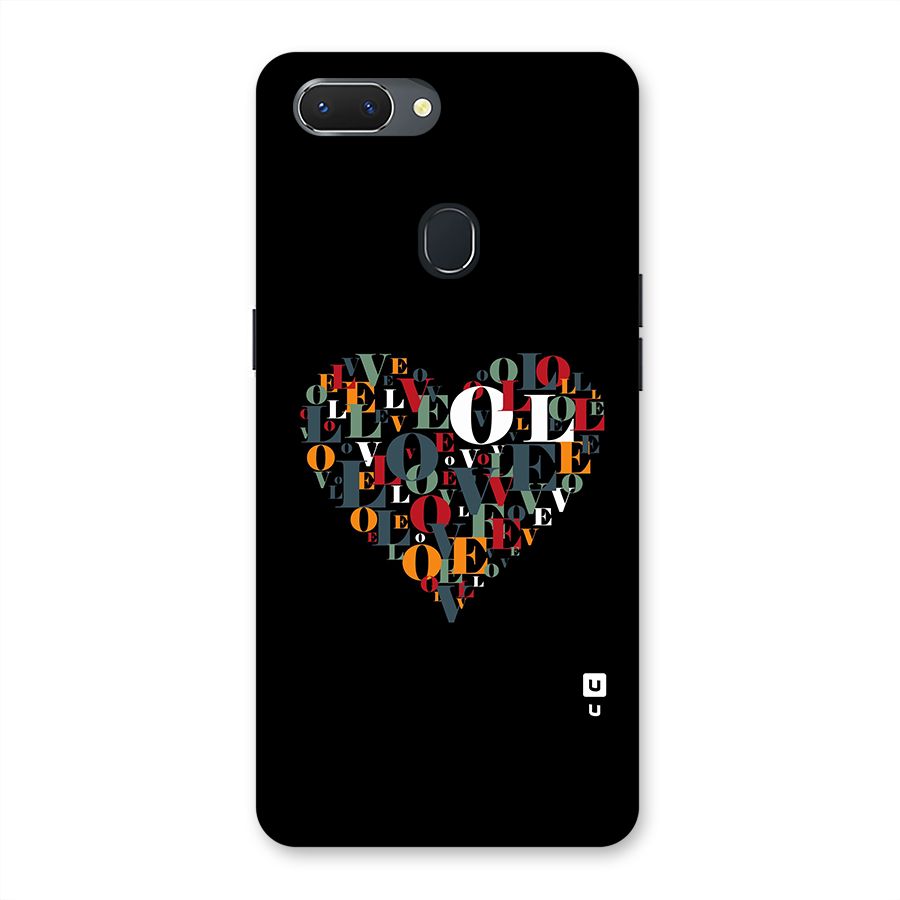 Love Abstract Heart Art Back Case for Realme 2