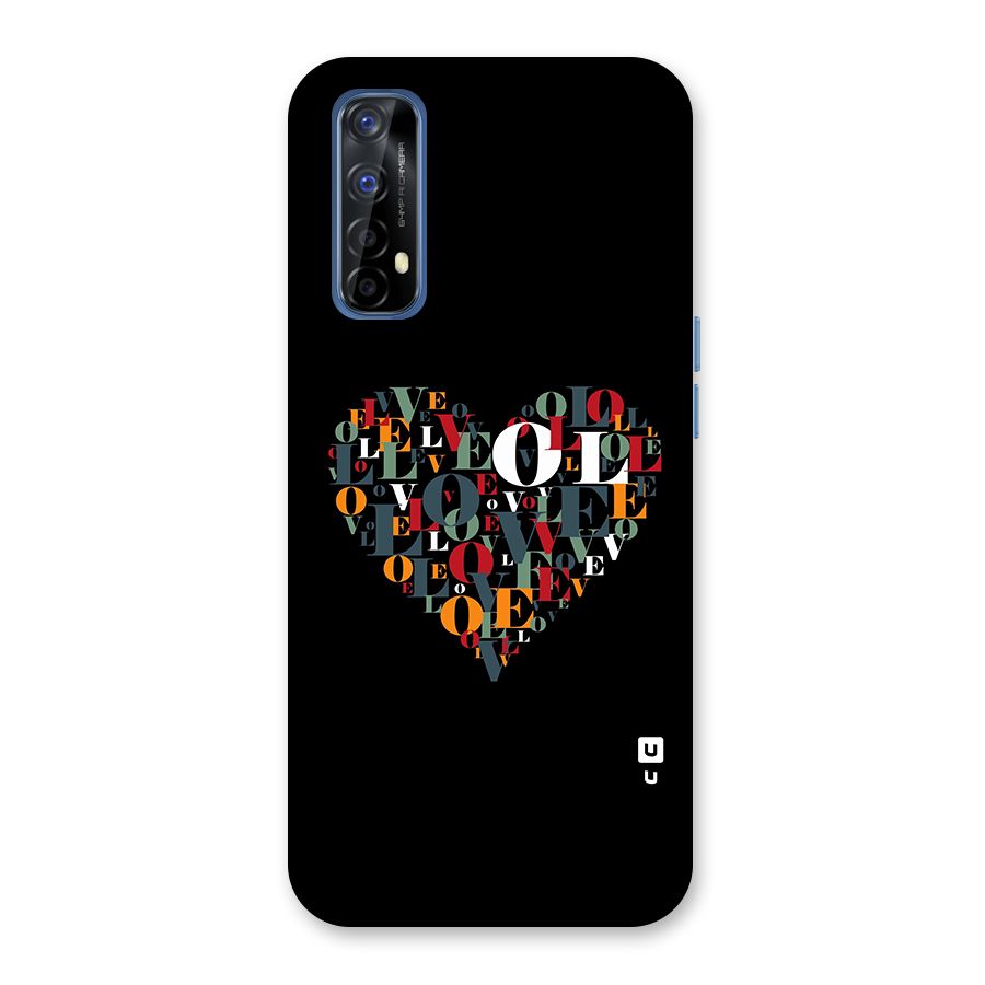 Love Abstract Heart Art Back Case for Realme 7