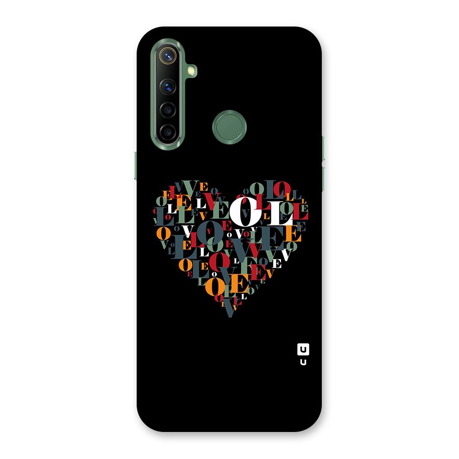 Love Abstract Heart Art Back Case for Realme Narzo 10