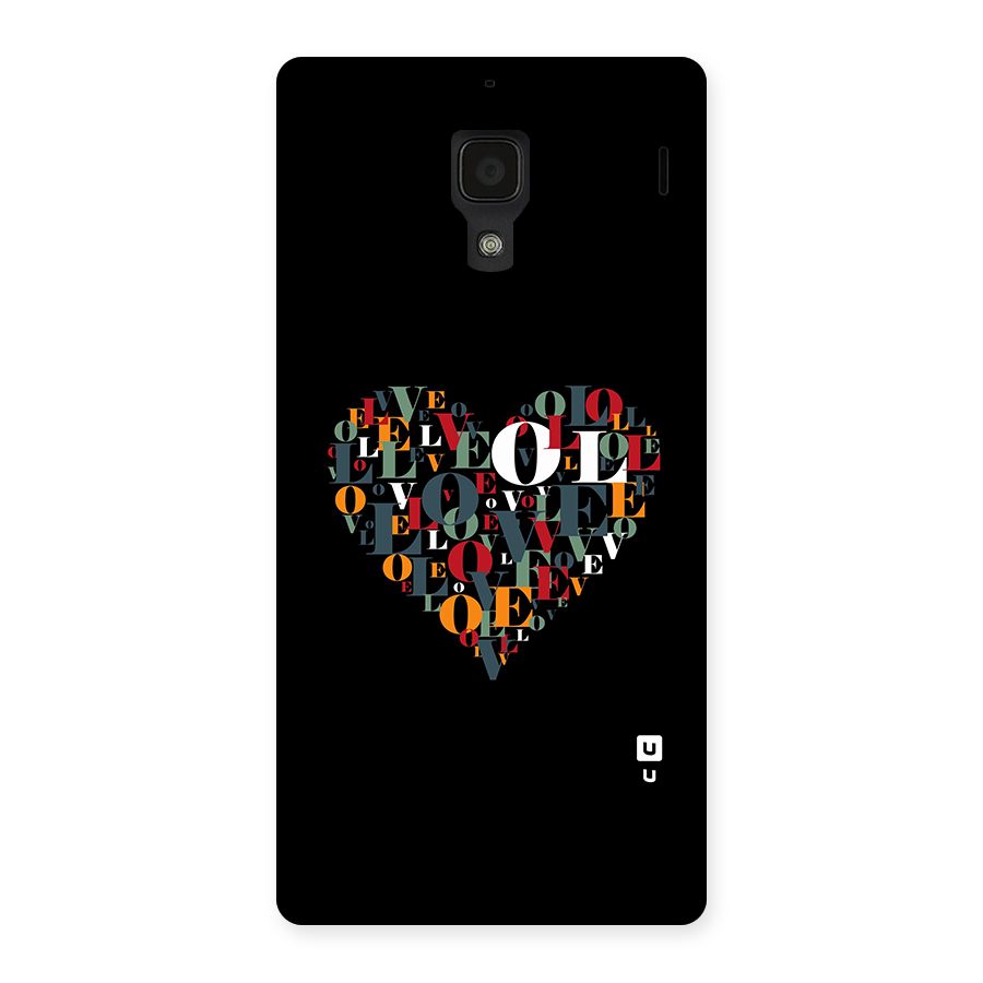 Love Abstract Heart Art Back Case for Redmi 1s