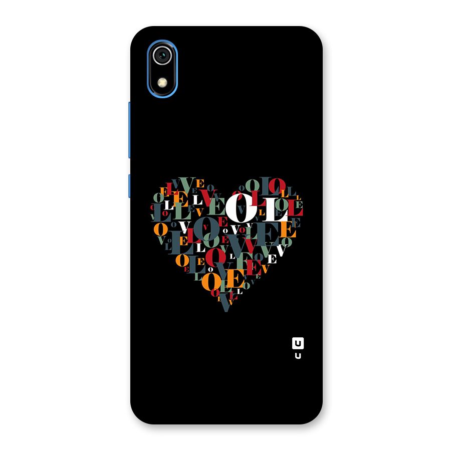 Love Abstract Heart Art Back Case for Redmi 7A