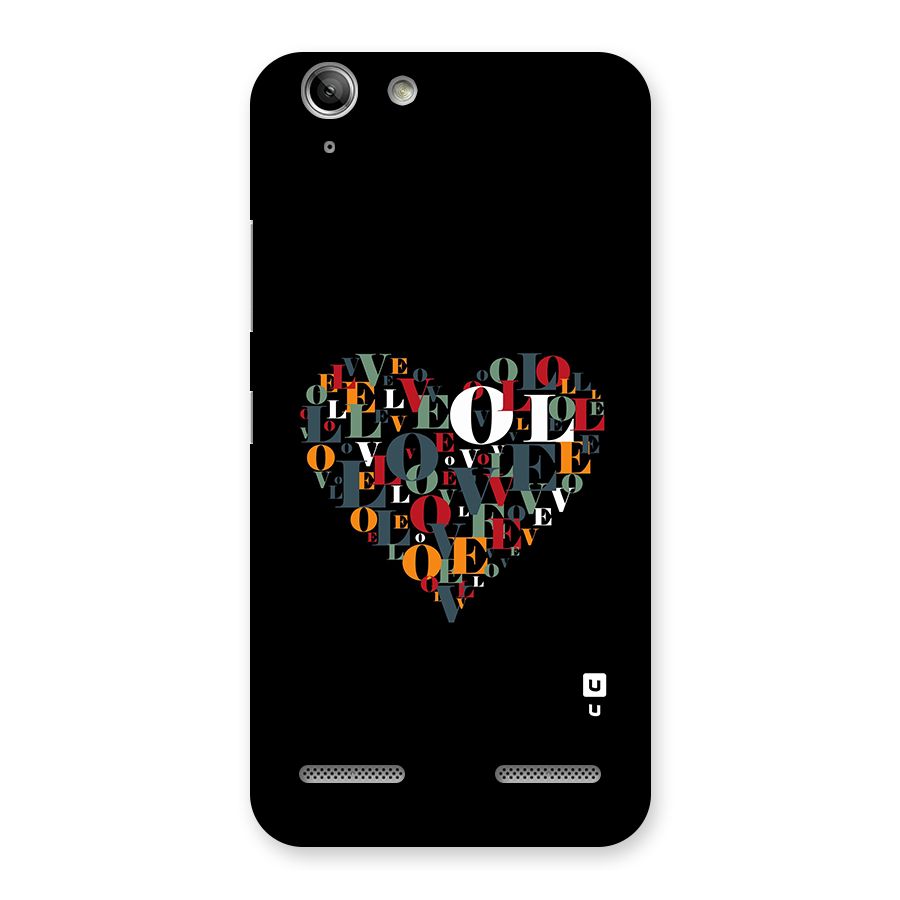 Love Abstract Heart Art Back Case for Vibe K5 Plus