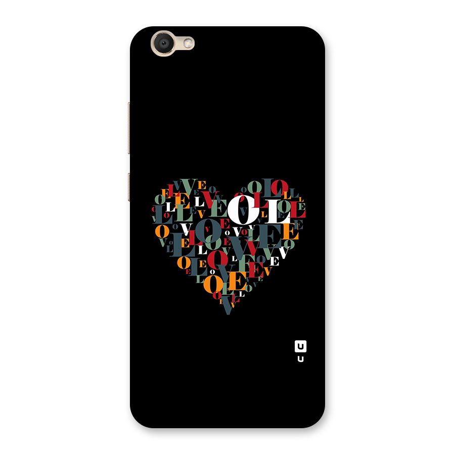 Love Abstract Heart Art Back Case for Vivo V5