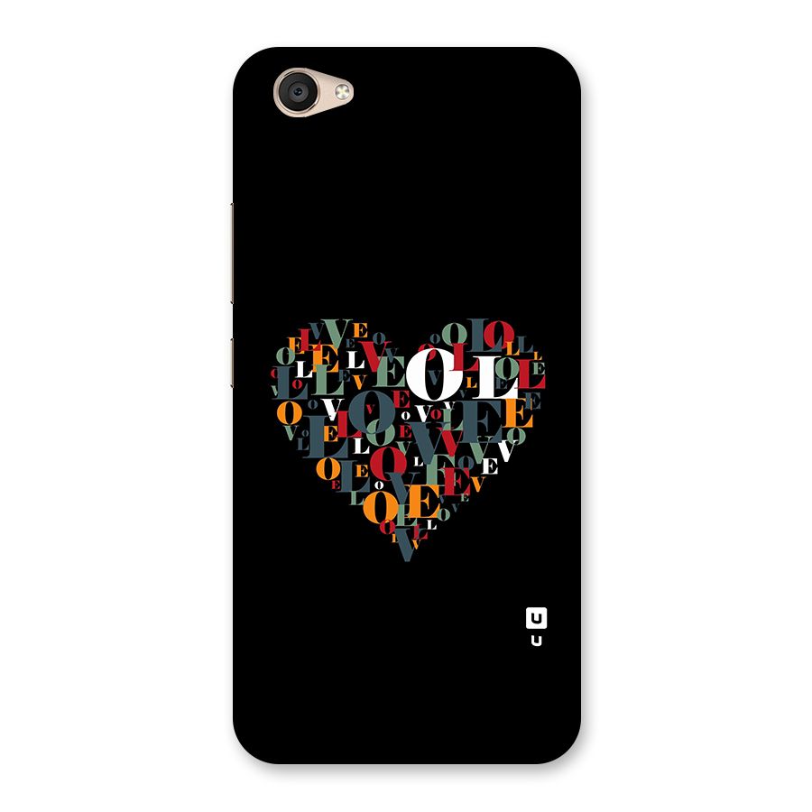 Love Abstract Heart Art Back Case for Vivo V5 Plus