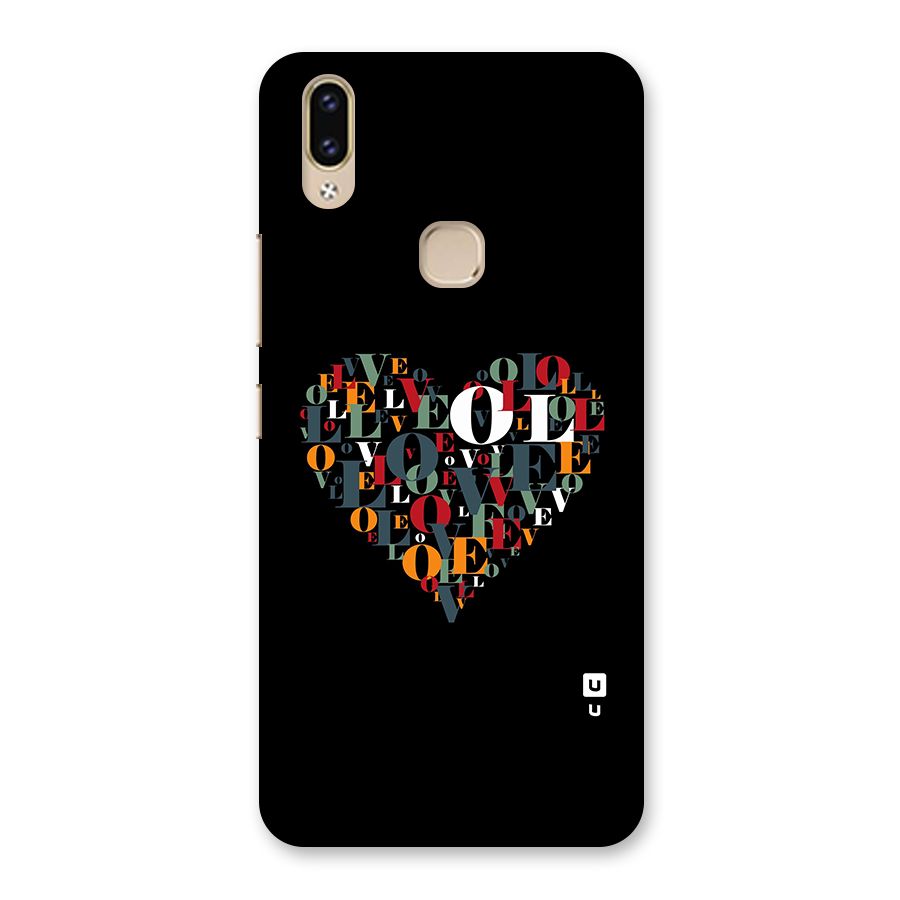Love Abstract Heart Art Back Case for Vivo V9 Youth