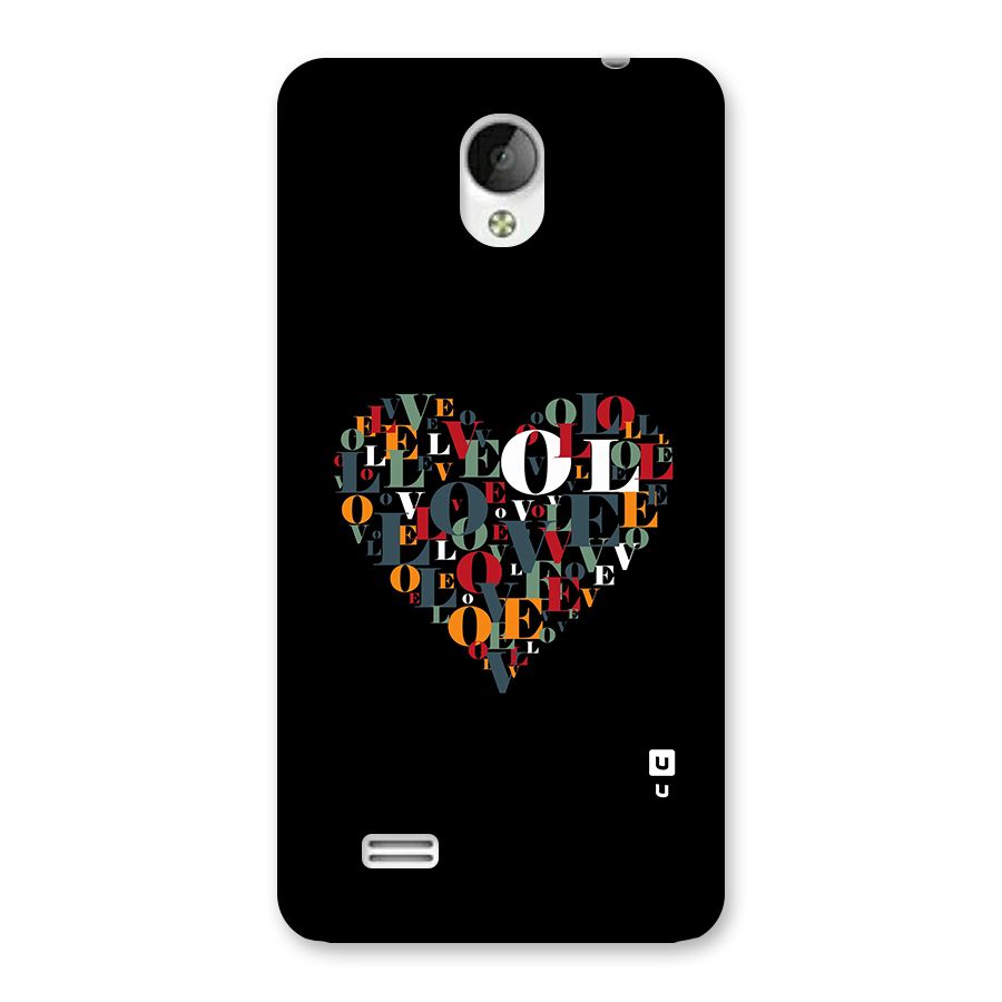 Love Abstract Heart Art Back Case for Vivo Y21