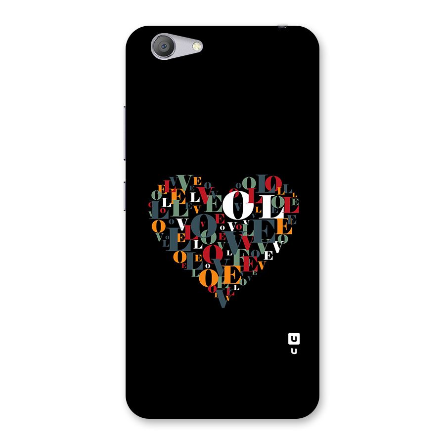 Love Abstract Heart Art Back Case for Vivo Y53