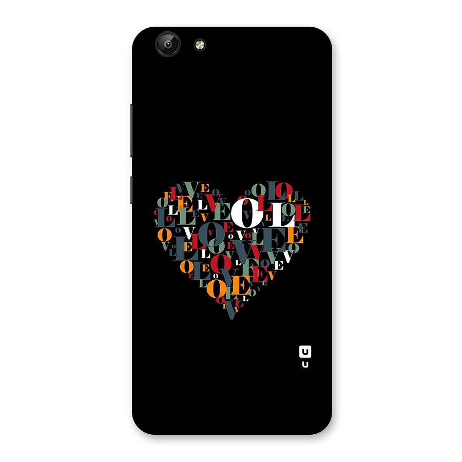 Love Abstract Heart Art Back Case for Vivo Y69