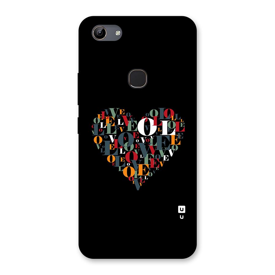 Love Abstract Heart Art Back Case for Vivo Y81