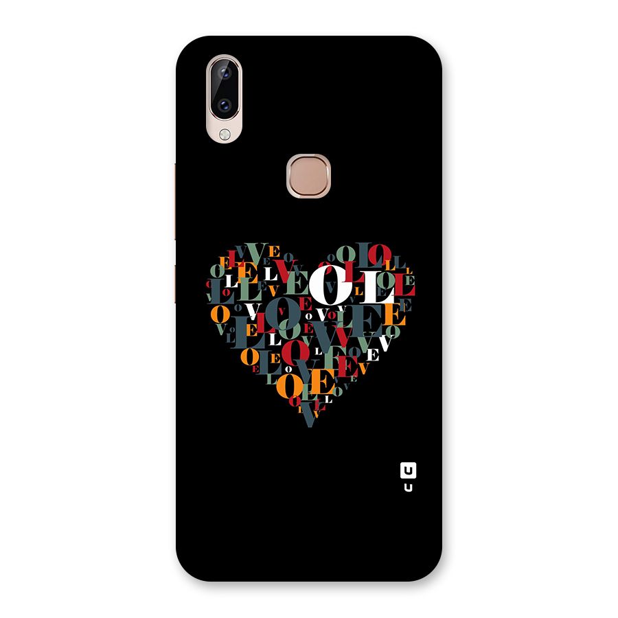 Love Abstract Heart Art Back Case for Vivo Y83 Pro