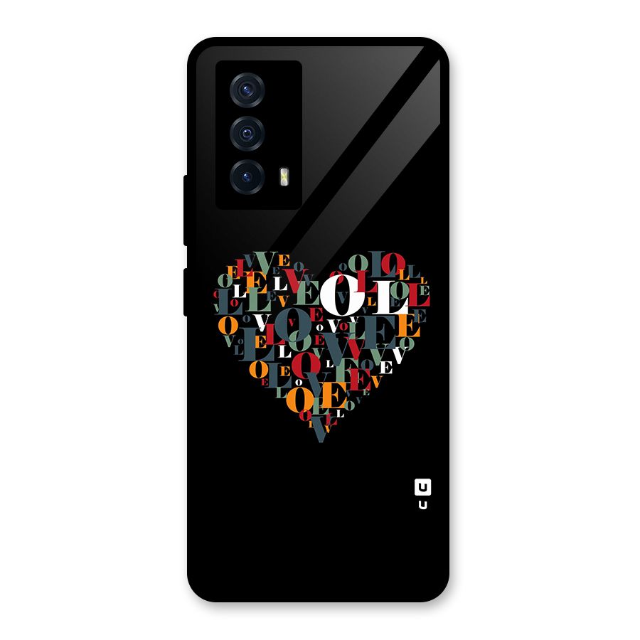 Love Abstract Heart Art Back Case for Vivo iQOO Z5