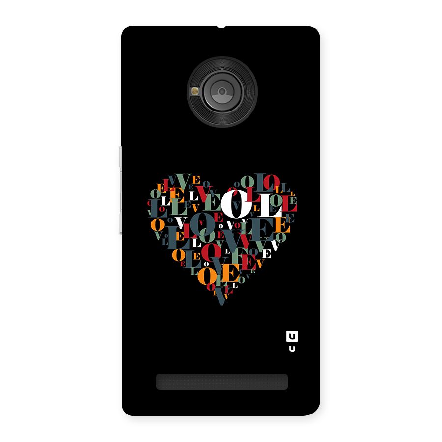 Love Abstract Heart Art Back Case for Yunique