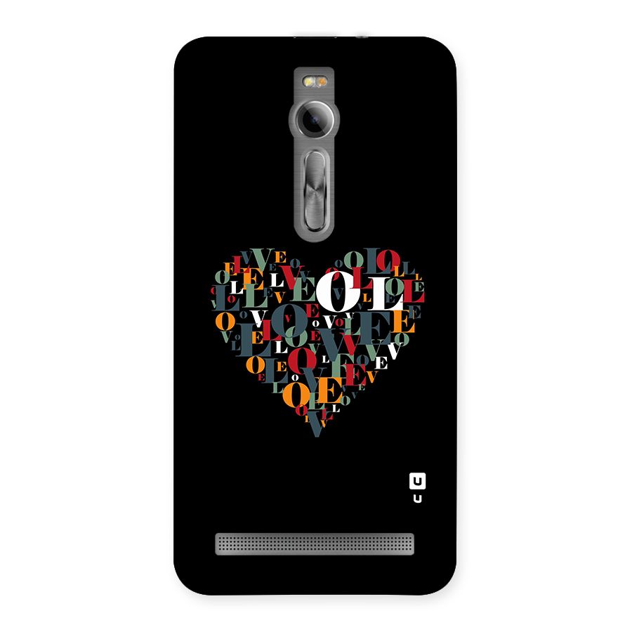 Love Abstract Heart Art Back Case for Zenfone 2
