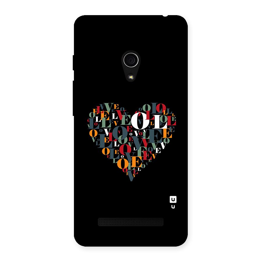Love Abstract Heart Art Back Case for Zenfone 5